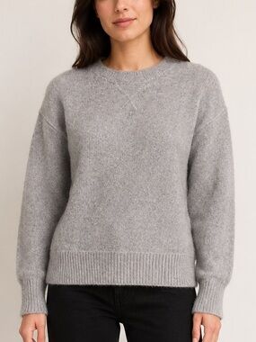 TNA Grey Wool Blend Crewneck Sweater (Size S)